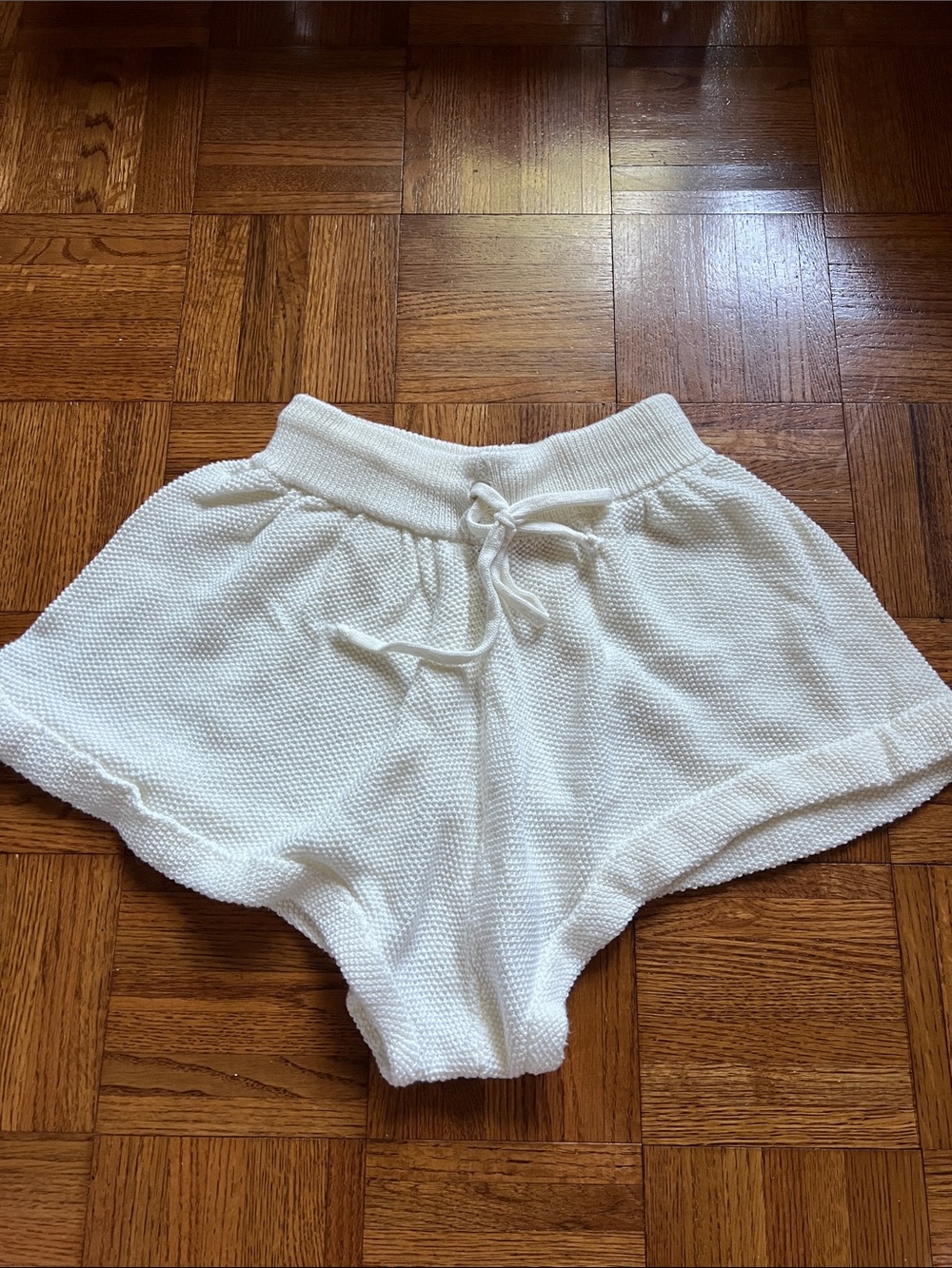 Verge Girl High Waist Knit Drawstring Shorts